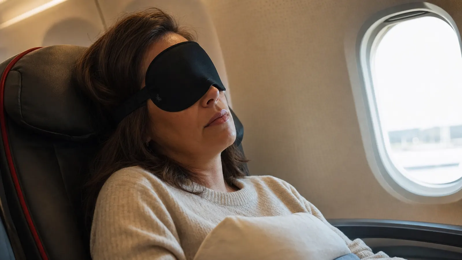 I Couldn't Sleep on Planes Until a Sleep Eye Mask Changed Everything
